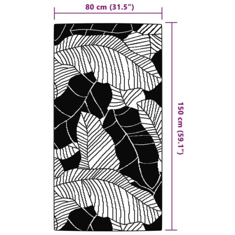 DYWAN ZEWNĘTRZNY ZIELONY 80X150CM PP