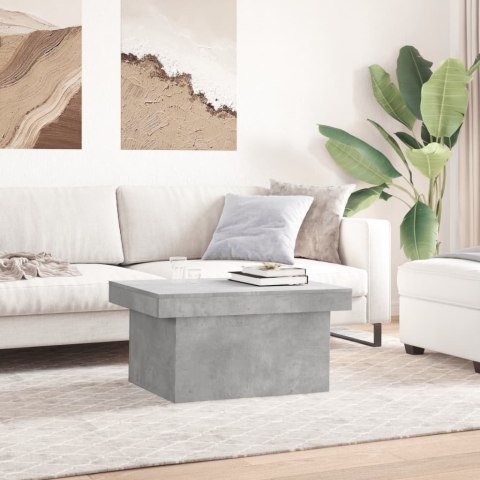 STOLIK KAWOWY SZAROŚĆ BETONU 100X55X40CM
