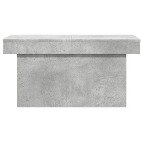 STOLIK KAWOWY SZAROŚĆ BETONU 100X55X40CM