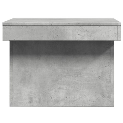 STOLIK KAWOWY SZAROŚĆ BETONU 100X55X40CM