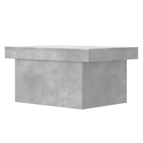 STOLIK KAWOWY SZAROŚĆ BETONU 100X55X40CM