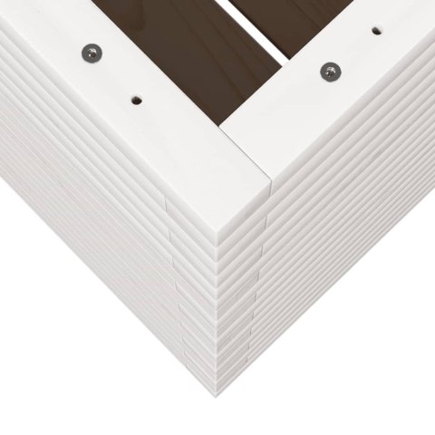 DONICA OGRODOWA BIAŁA 90X60X72,5CM LITE DREWNO SOSNOWE