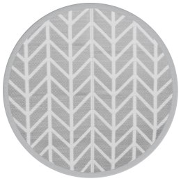 DYWAN NA ZEWNĄTRZ SZARY Ø160CM PP