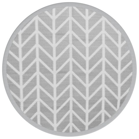 DYWAN NA ZEWNĄTRZ SZARY Ø160CM PP