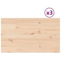 BLATY DO STOŁU 3 SZT. 80X47X1,7CM PROSTOKĄTNE SOSNOWE