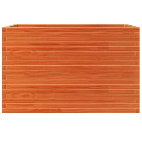 DONICA OGRODOWA WOSKOWY BRĄZ 110X60X68,5CM DREWNO SOSNOWE