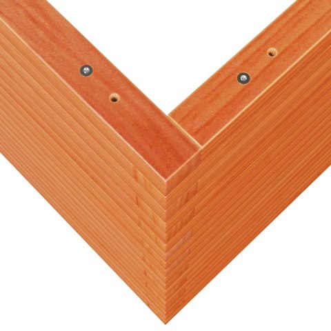 DONICA OGRODOWA WOSKOWY BRĄZ 110X60X68,5CM DREWNO SOSNOWE