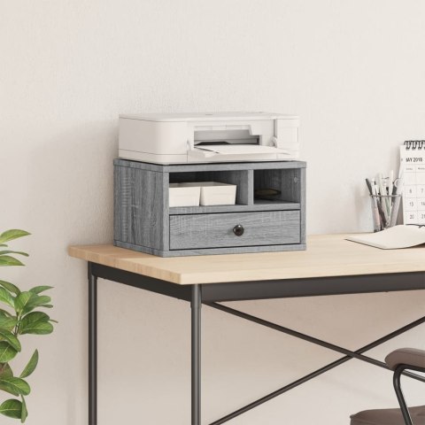 SZAFKA REGAŁ STOJAK POD DRUKARKĘ SZARY DĄB SONOMA 40X32X22,5CM