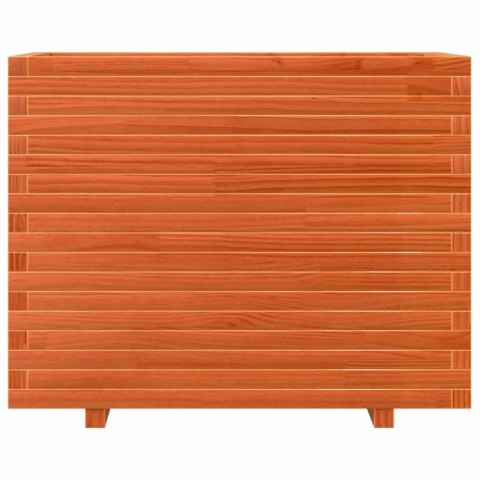 DONICA OGRODOWA WOSKOWY BRĄZ 90X60X72,5CM DREWNO SOSNOWE