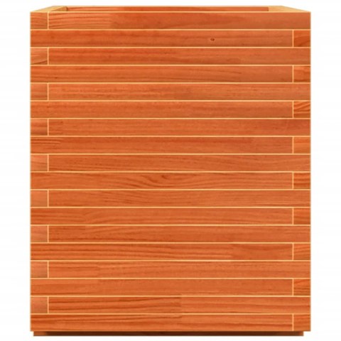 DONICA OGRODOWA WOSKOWY BRĄZ 90X60X72,5CM DREWNO SOSNOWE