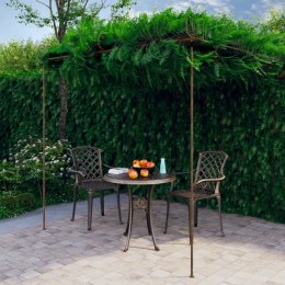 PERGOLA OGRODOWA ANTYCZNY BRĄZ 3X3X2,5M ŻELAZO