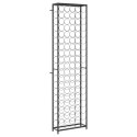 STOJAK NA 95 BUTELEK CZARNY 54X18X200CM KUTE ŻELAZO