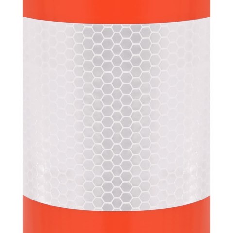 SŁUPKI DROGOWE 10 SZT. Z ŁAŃCUCHEM 75CM PE