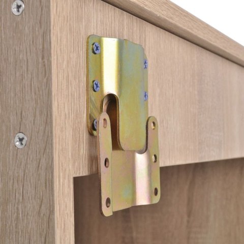 9 ELEMENTOWY ZESTAW BEŻOWYCH MEBLI ŁAZIENKOWYCH I UMYWALKA