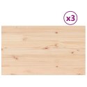 BLATY DO STOLIKA 3 SZT. 80X47X2,5CM PROSTOKĄTNE SOSNOWE