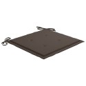 PODUSZKI NA KRZESŁA OGRODOWE 4 SZT. TAUPE 40X40X3CM