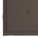 PODUSZKI NA KRZESŁA OGRODOWE 4 SZT. TAUPE 40X40X3CM