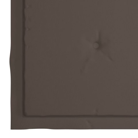 PODUSZKI NA KRZESŁA OGRODOWE 4 SZT. TAUPE 40X40X3CM