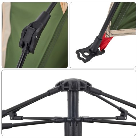 NAMIOT TURYSTYCZNY 4-OS. ZIELONY SZYBKIE ROZKŁADANIE