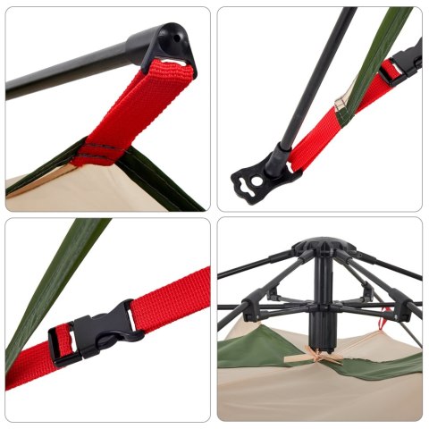 NAMIOT TURYSTYCZNY 5-OS. ZIELONY SZYBKIE ROZKŁADANIE