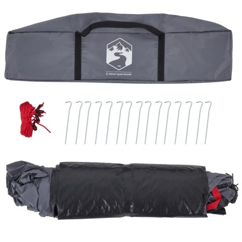 NAMIOT 3-OS. SZARO-POMARAŃCZOWY SZYBKIE ROZKŁADANIE