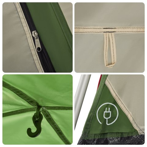 NAMIOT RODZINNY KABINOWY 4-OS. ZIELONY SZYBKIE ROZKŁADANIE