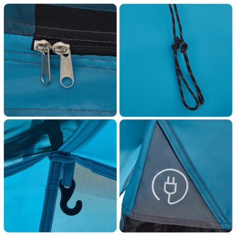 NAMIOT TURYSTYCZNY 3-OS. NIEBIESKI SZYBKIE ROZKŁADANIE