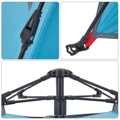 NAMIOT TURYSTYCZNY 4-OS. NIEBIESKI SZYBKIE ROZKŁADANIE