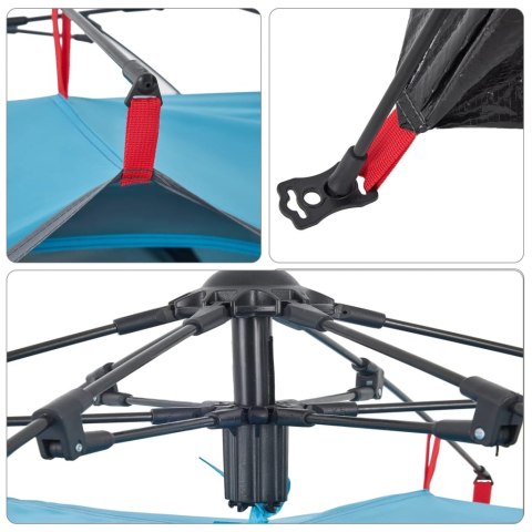 NAMIOT TURYSTYCZNY 3-OS. NIEBIESKI SZYBKIE ROZKŁADANIE