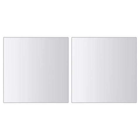 PŁYTKI LUSTRZANE 48 SZT. KWADRATOWE SZKLANE