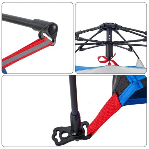 NAMIOT PLAŻOWY 2-OS. NIEBIESKI WODOSZCZELNY