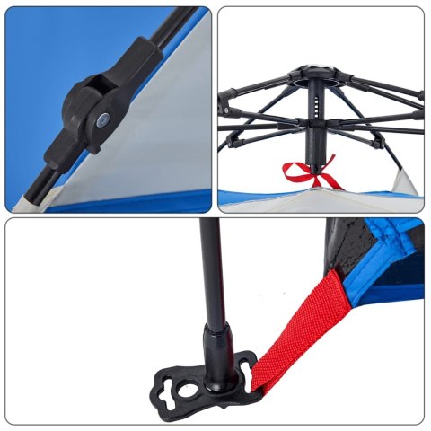 NAMIOT PLAŻOWY 2-OS. NIEBIESKI WODOSZCZELNY