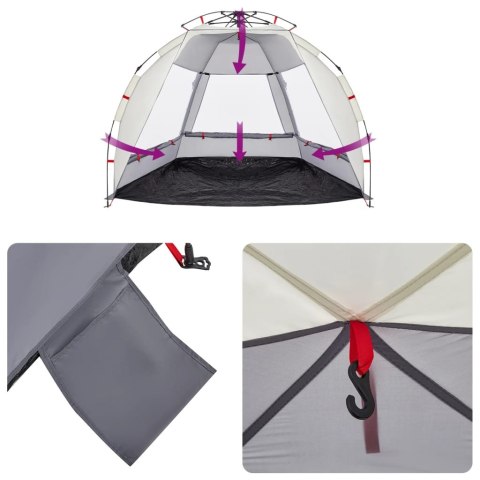 NAMIOT PLAŻOWY 2-OS. SZARY WODOSZCZELNY