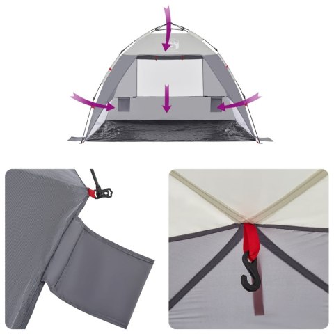 NAMIOT PLAŻOWY 2-OS. SZARY WODOSZCZELNY