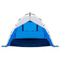 NAMIOT PLAŻOWY 3-OS LAZUROWY SZYBKO ROZKŁADANY WODOSZCZELNY