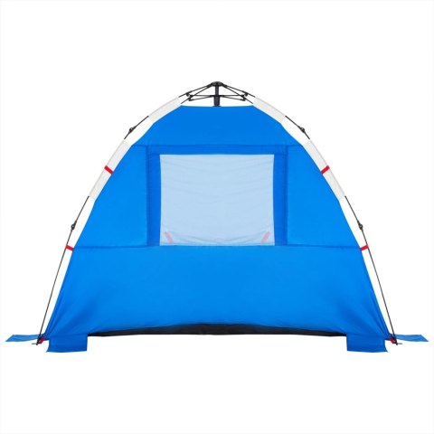 NAMIOT PLAŻOWY 3-OS LAZUROWY SZYBKO ROZKŁADANY WODOSZCZELNY