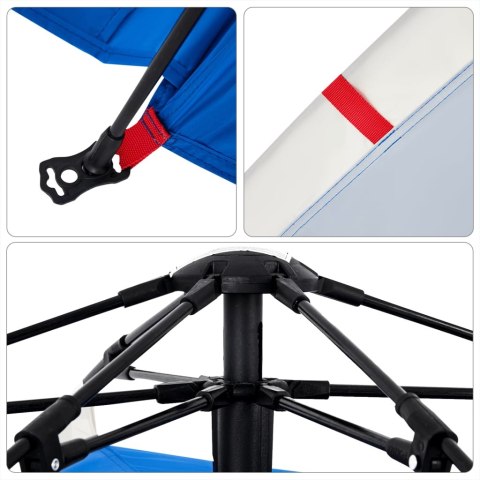 NAMIOT PLAŻOWY 3-OS LAZUROWY SZYBKO ROZKŁADANY WODOSZCZELNY