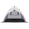 NAMIOT PLAŻOWY 3-OS. SZARY SZYBKIE ROZKŁADANIE WODOSZCZELNY