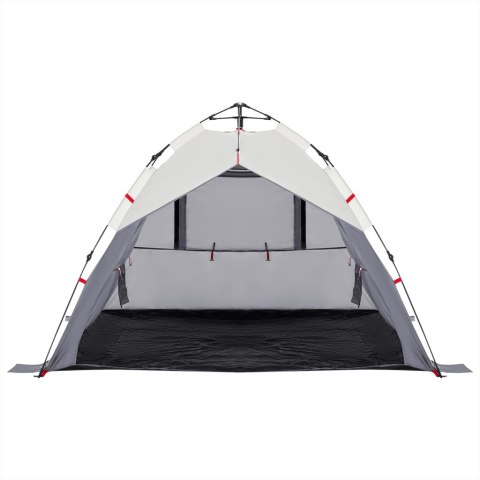 NAMIOT PLAŻOWY 3-OS. SZARY SZYBKIE ROZKŁADANIE WODOSZCZELNY