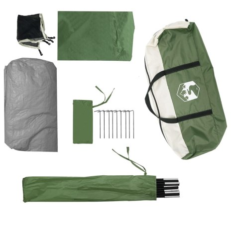 NAMIOT RODZINNY 6-OS. KOPUŁOWY ZIELONY WODOSZCZELNY