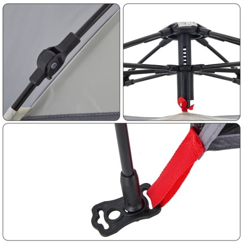 NAMIOT PLAŻOWY 2-OS. SZARY WODOSZCZELNY