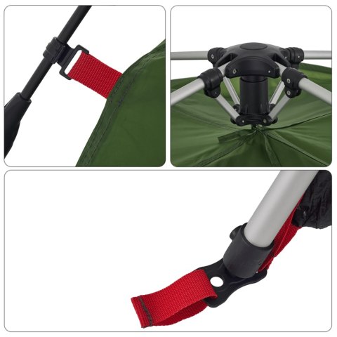 NAMIOT RODZINNY 10-OS. ZIELONY SZYBKO ROZKŁADANY