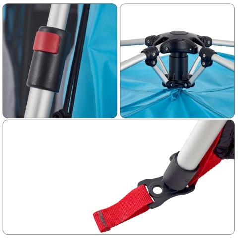 NAMIOT RODZINNY 8-OS. NIEBIESKI SZYBKO ROZKŁADANY