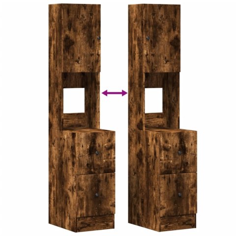 SZAFKA KUCHENNA PRZYDYMIONY DĄB 35X50X180CM