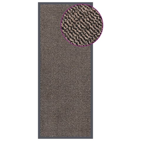 WYCIERACZKA TUFTOWANA 60X150CM CIEMNOBRĄZOWA