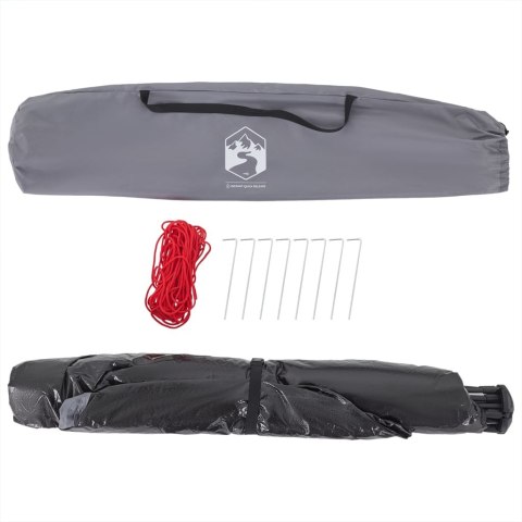 NAMIOT PLAŻOWY 3-OS. SZARY SZYBKIE ROZKŁADANIE WODOSZCZELNY