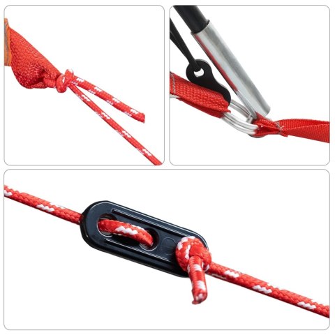 NAMIOT TURYSTYCZNY 2-OS. SZARO-POMARAŃCZOWY WODOSZCZELNY