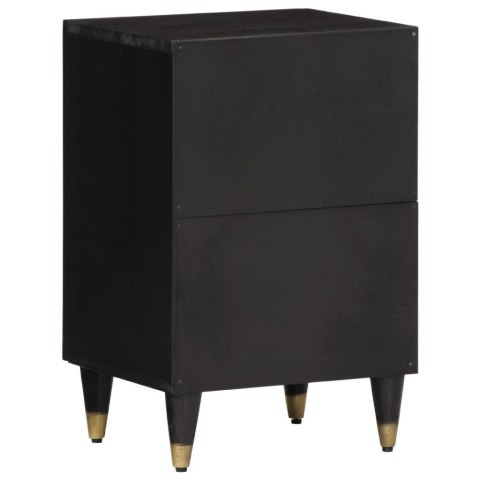 SZAFKA ŁAZIENKOWA 38X33X58CM LITE DREWNO MANGO