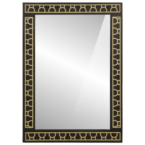 LUSTRO ŁAZIENKOWE 50X70X2,5CM LITE DREWNO MANGO I SZKŁO