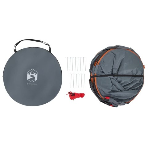 NAMIOT PRZEBIERALNIA TYPU POP-UP SZARO-POMARAŃCZOWY